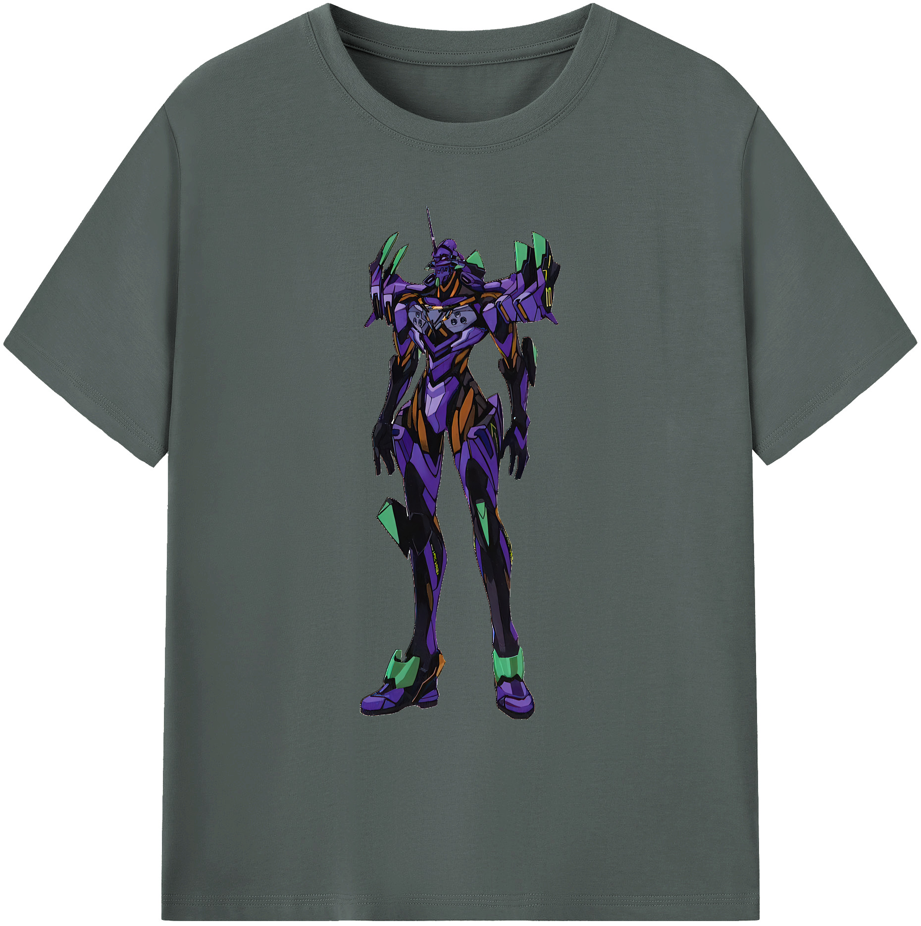 （画像用） EVA 新世紀エヴァンゲリオン 綿100％ メンズ半袖Tシャツ｜肌触りやわらか＆通気性